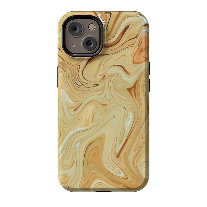 iPhone 14 StrongFit Different Abstract, Liquid Pattern, Marble Effect by Creativeaxle