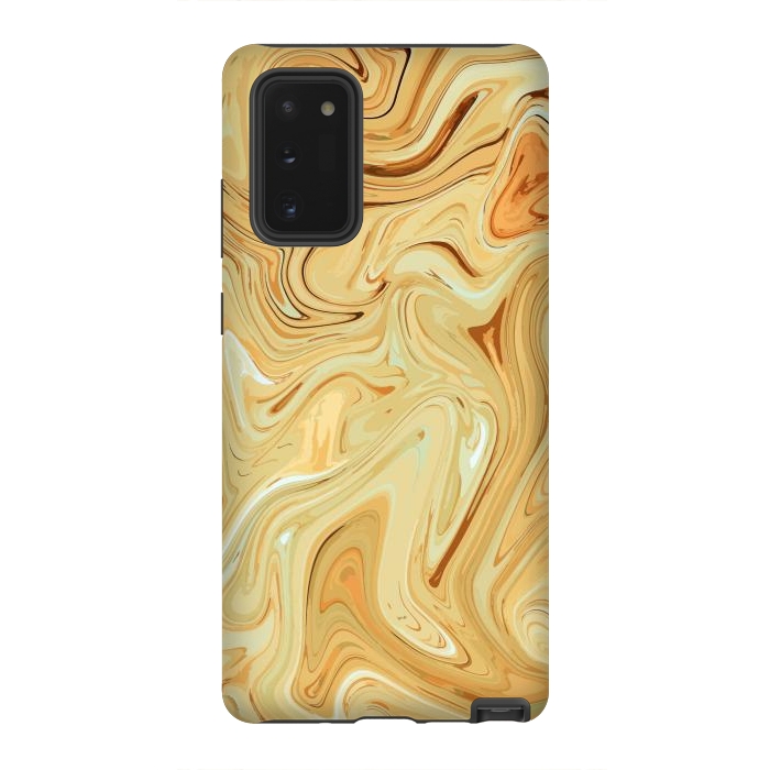 Galaxy Note 20 StrongFit Different Abstract, Liquid Pattern, Marble Effect by Creativeaxle