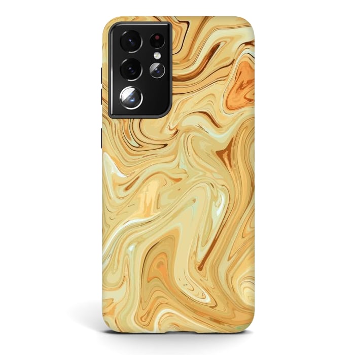 Galaxy S21 ultra StrongFit Different Abstract, Liquid Pattern, Marble Effect by Creativeaxle