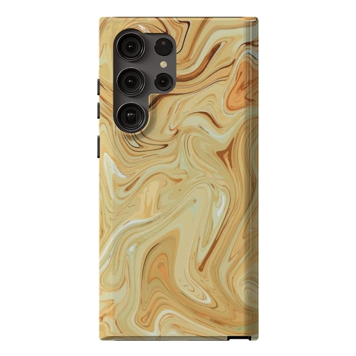 Galaxy S23 Ultra StrongFit Different Abstract, Liquid Pattern, Marble Effect by Creativeaxle