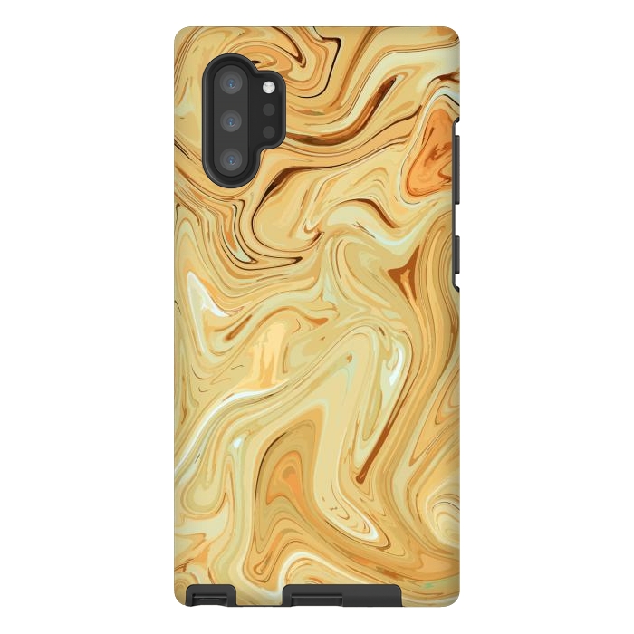 Galaxy Note 10 plus StrongFit Different Abstract, Liquid Pattern, Marble Effect by Creativeaxle