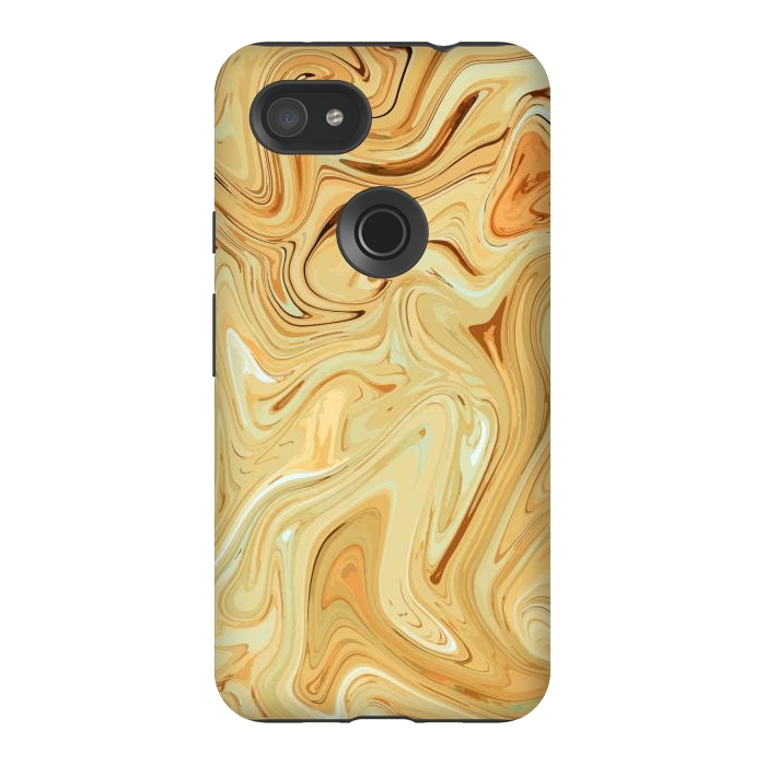Pixel 3AXL StrongFit Different Abstract, Liquid Pattern, Marble Effect by Creativeaxle