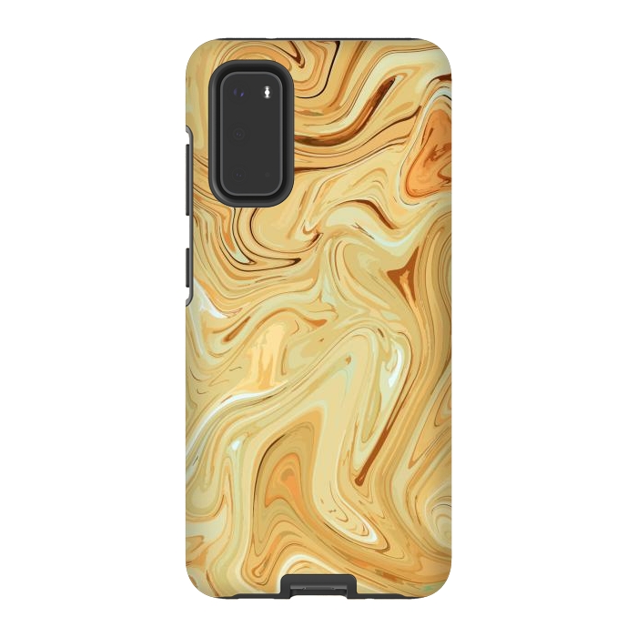 Galaxy S20 StrongFit Different Abstract, Liquid Pattern, Marble Effect by Creativeaxle