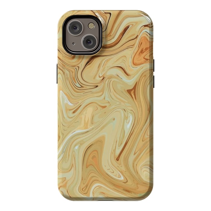 iPhone 14 Plus StrongFit Different Abstract, Liquid Pattern, Marble Effect by Creativeaxle
