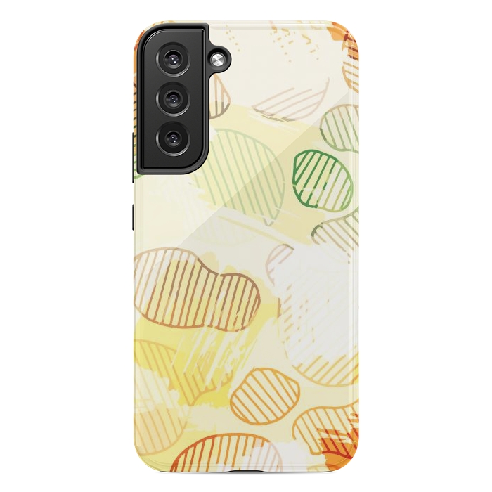 Galaxy S22 plus StrongFit Abstract Footprints, minimal Colorful Pattern by Creativeaxle