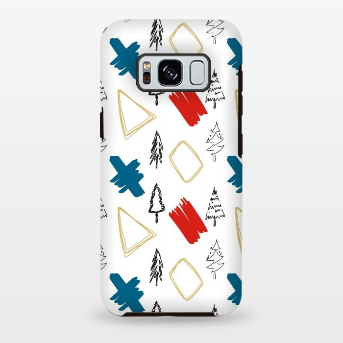 Galaxy S8 plus StrongFit Contemporary Illustration Pattern by Creativeaxle
