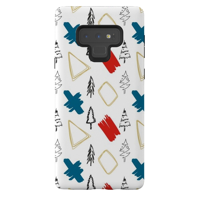 Galaxy Note 9 StrongFit Contemporary Illustration Pattern by Creativeaxle