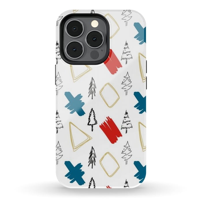 iPhone 13 pro StrongFit Contemporary Illustration Pattern by Creativeaxle