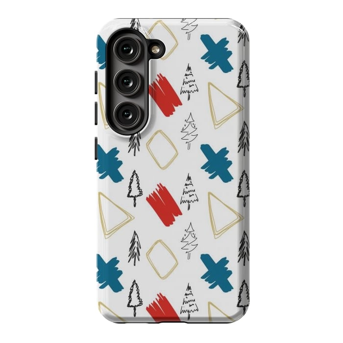 Galaxy S23 StrongFit Contemporary Illustration Pattern by Creativeaxle
