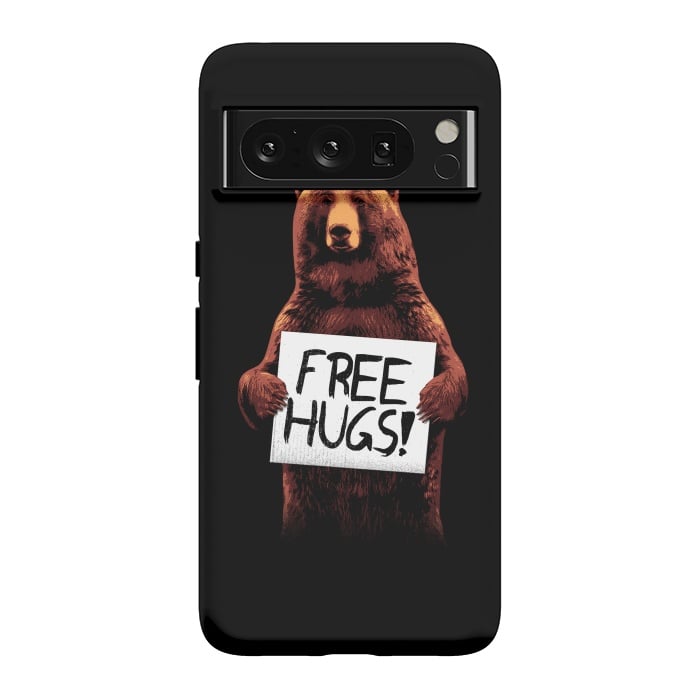Pixel 8 Pro StrongFit Free Hugs by Mitxel Gonzalez