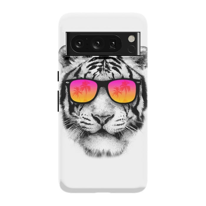 Pixel 8 Pro StrongFit The Coolest Tiger by Mitxel Gonzalez
