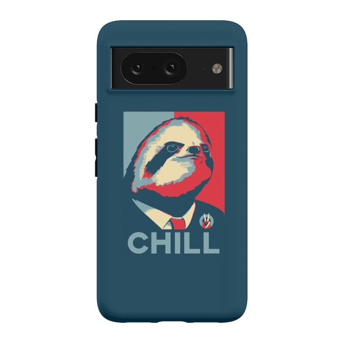 Pixel 8 StrongFit Sloth For President by Grant Stephen Shepley
