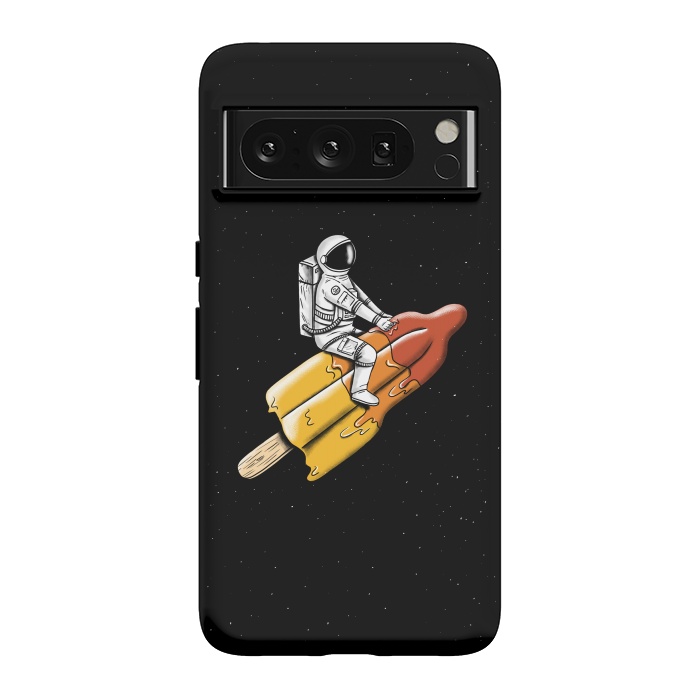 Pixel 8 Pro StrongFit Astronaut Melted Rocket by Coffee Man