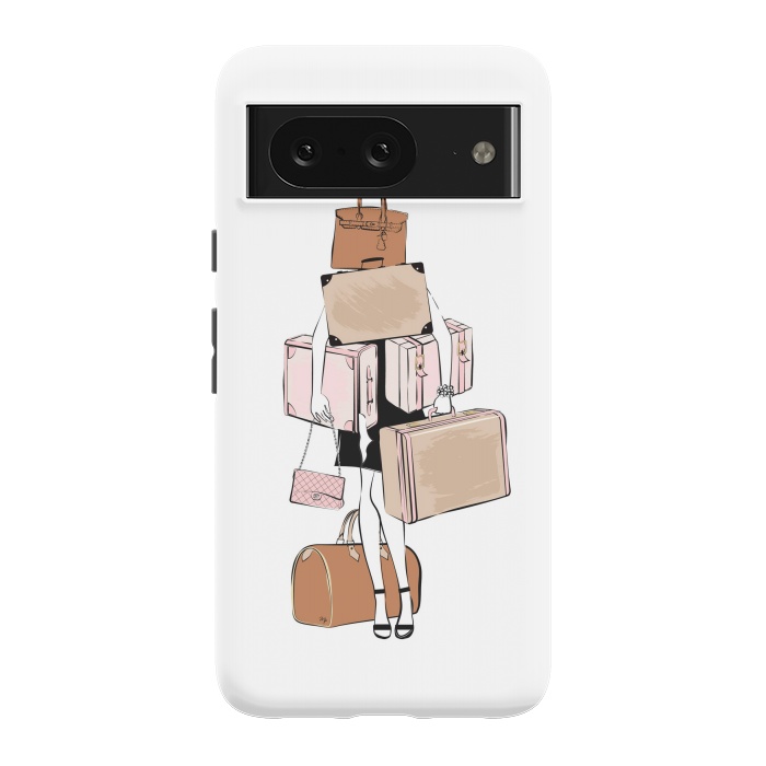 Pixel 8 StrongFit Woman with luggage by Martina