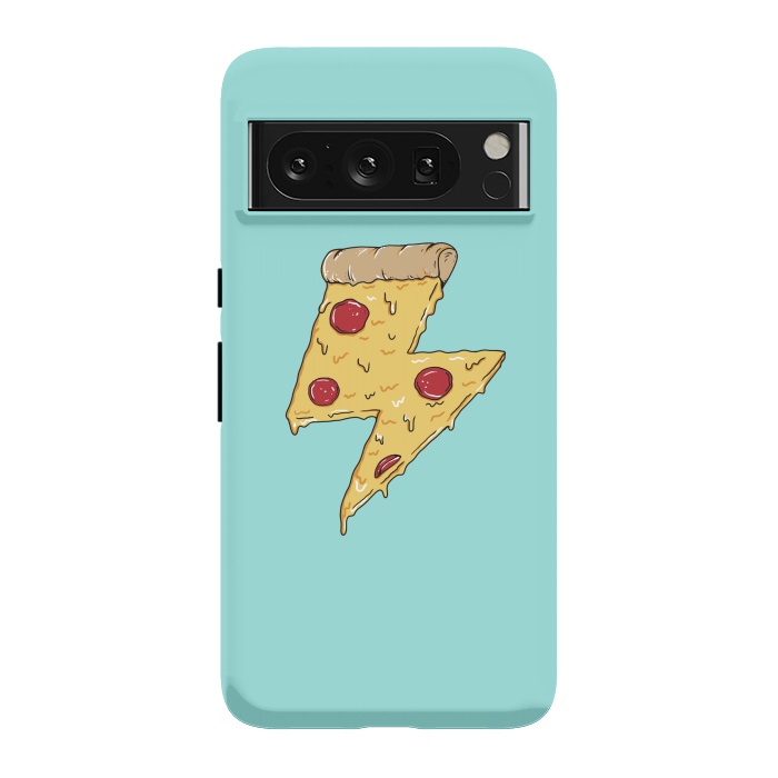 Pixel 8 Pro StrongFit Pizza power green by Coffee Man