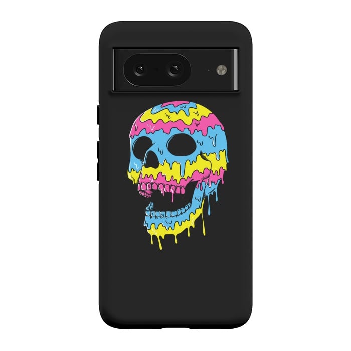 Pixel 8 StrongFit Melted Skull by Coffee Man