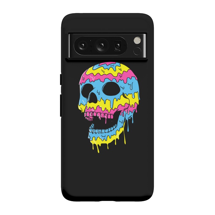 Pixel 8 Pro StrongFit Melted Skull by Coffee Man