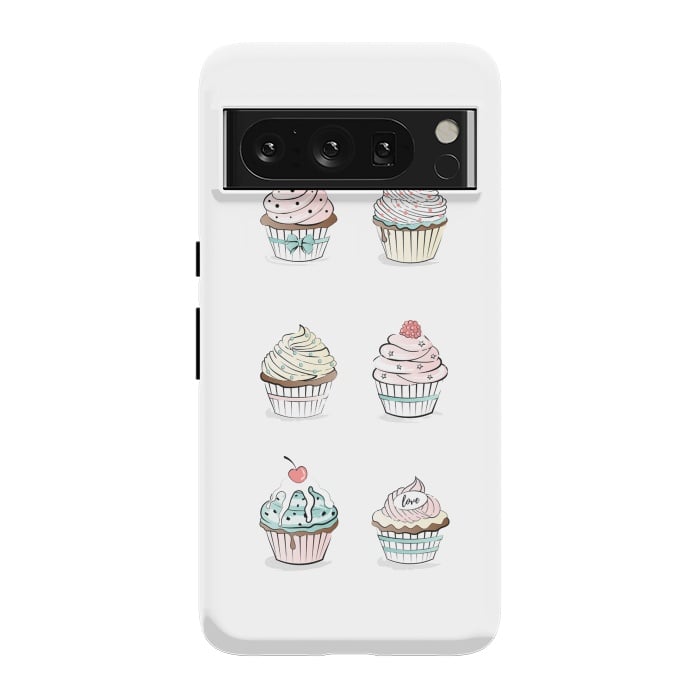 Pixel 8 Pro StrongFit Sweet Cupcakes by Martina