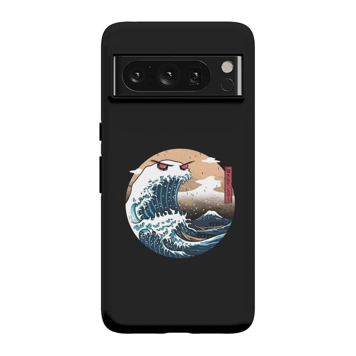 Pixel 8 Pro StrongFit The Great Monster of Kanagawa by Vincent Patrick Trinidad