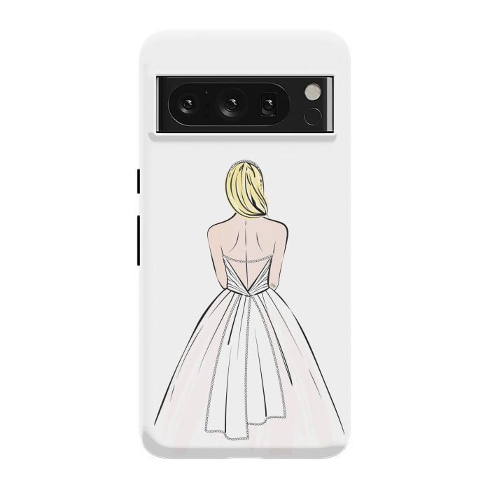 Pixel 8 Pro StrongFit Elegant bride illustration by Martina