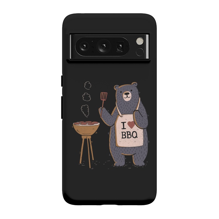 Pixel 8 Pro StrongFit I Love BBQ- by eduely