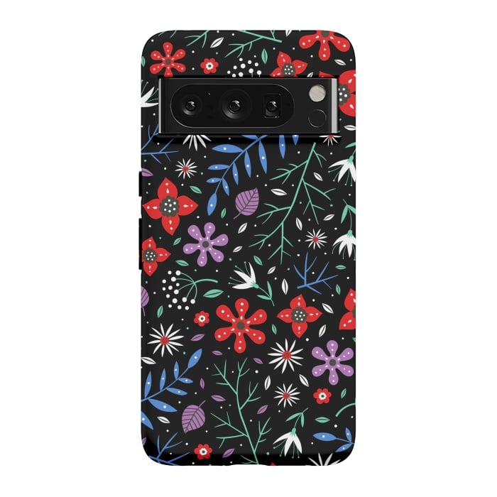 Pixel 8 Pro StrongFit Small Flower Patterns by ArtsCase
