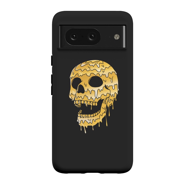 Pixel 8 StrongFit Gold Skull by Coffee Man