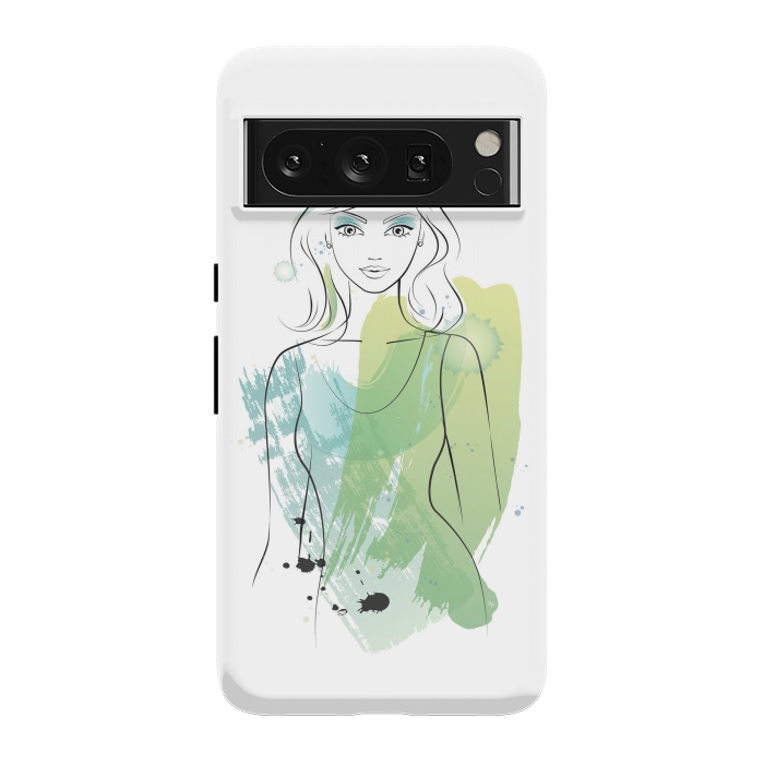 Pixel 8 Pro StrongFit Watercolour girl by Martina