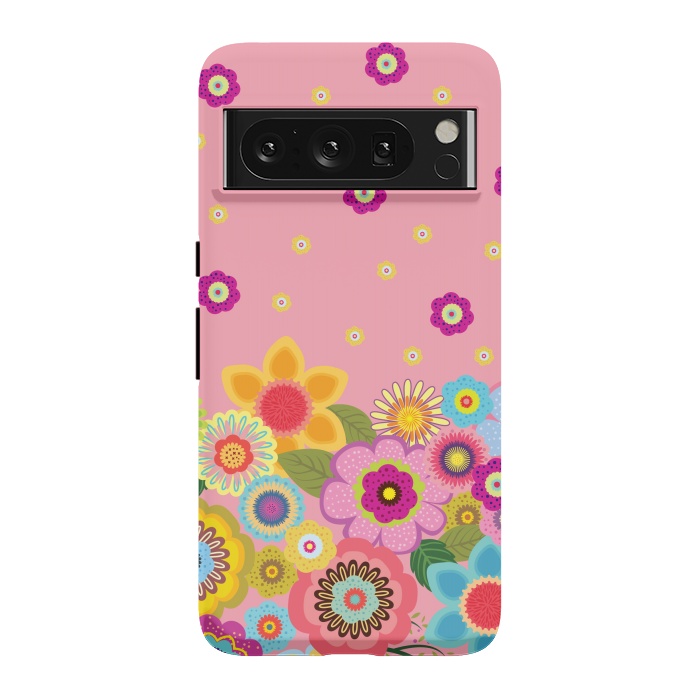 Pixel 8 Pro StrongFit assorted spring flowers by ArtsCase