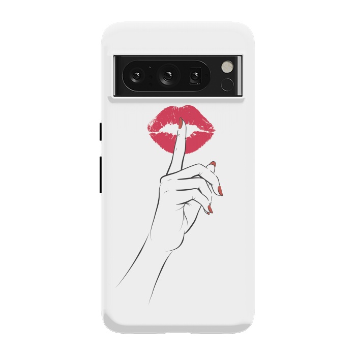Pixel 8 Pro StrongFit Red Lips Secret by Martina