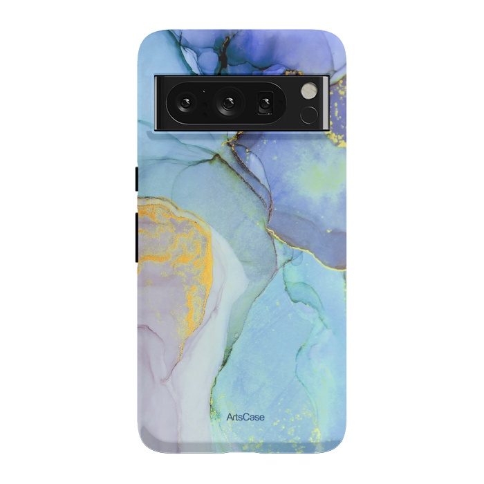 Pixel 8 Pro StrongFit Ink Paint Abstract Marble by ArtsCase