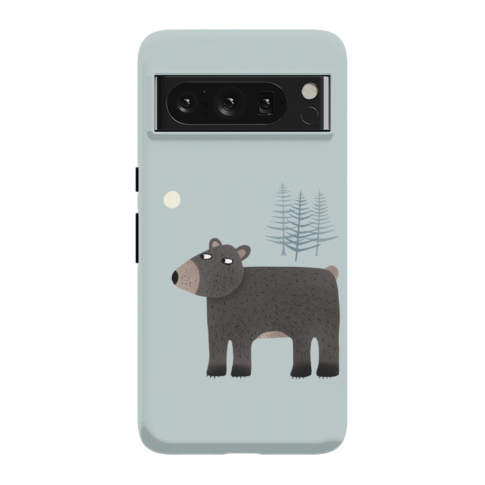 Pixel 8 Pro StrongFit The Bear, the Trees and the Moon by Nic Squirrell
