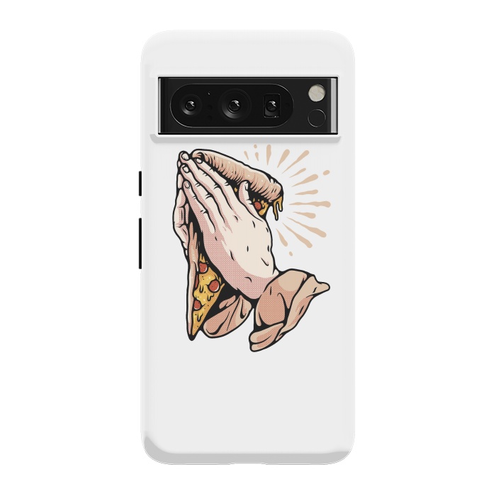 Pixel 8 Pro StrongFit Pray for Pizza by Afif Quilimo