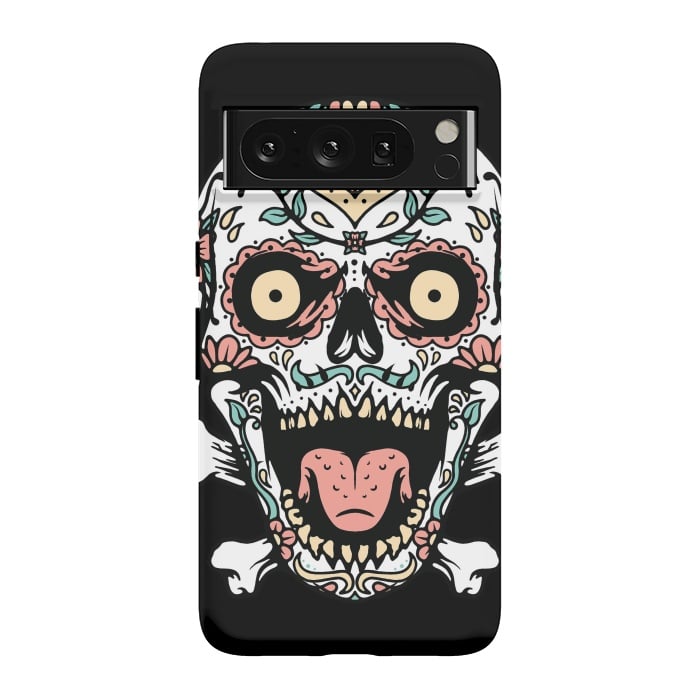 Pixel 8 Pro StrongFit Mexican Skull 1 by Afif Quilimo