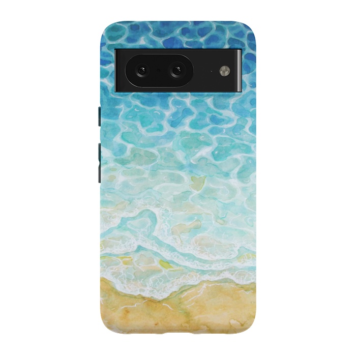Pixel 8 StrongFit Watercolor Sea G564 by Medusa GraphicArt