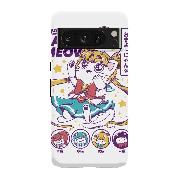 Pixel 8 Pro StrongFit Sailor Meow II by Ilustrata