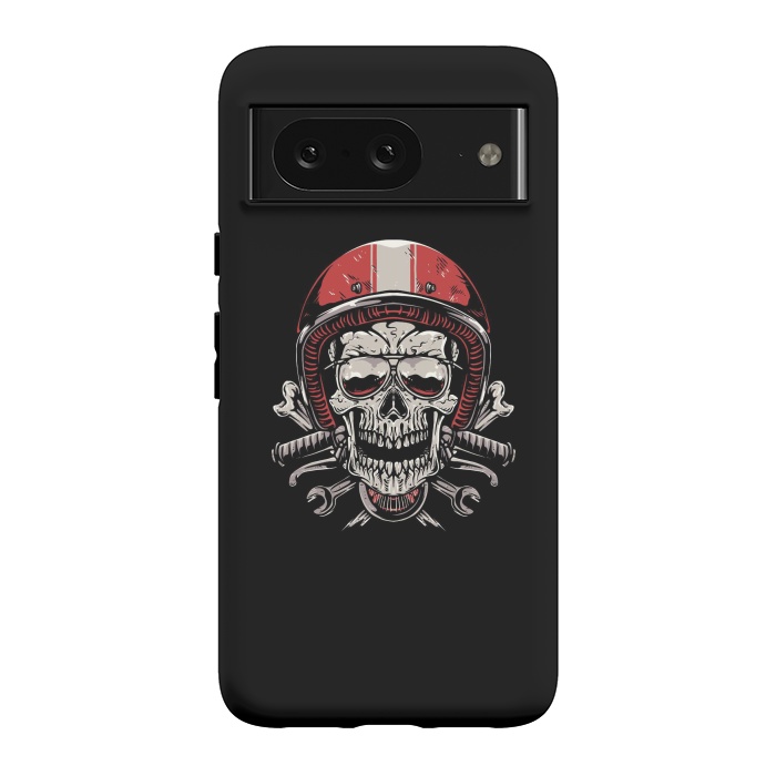 Pixel 8 StrongFit Skull Biker 4 by Afif Quilimo