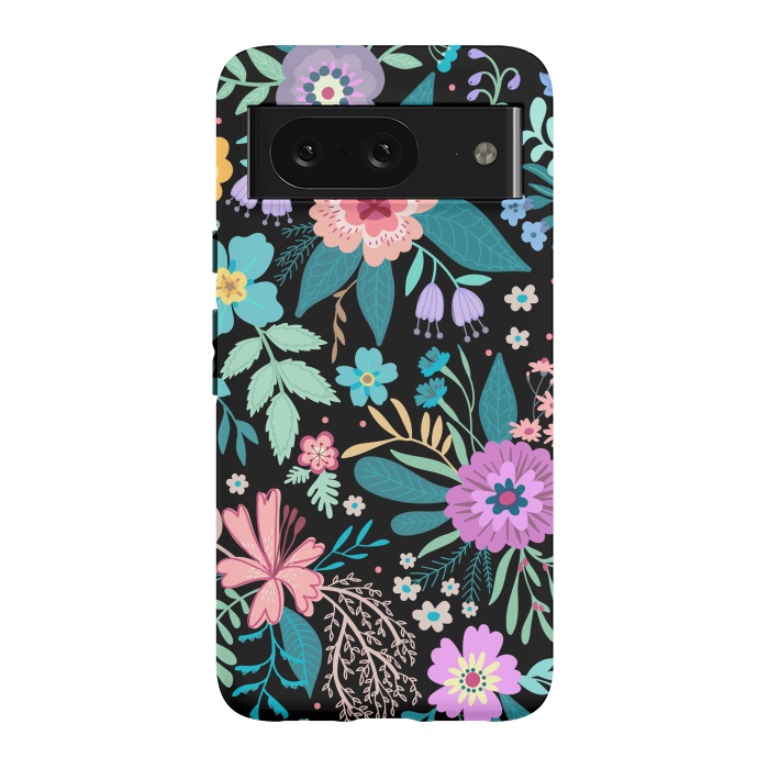Pixel 8 StrongFit Amazing Floral Pattern With Bright Colorful Flowers by ArtsCase