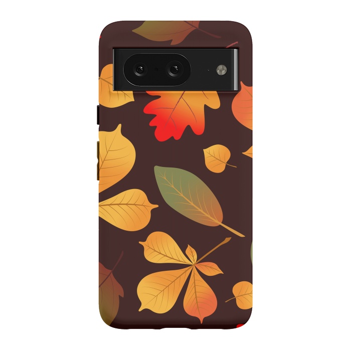 Pixel 8 StrongFit Autumn Leaf Pattern Design by ArtsCase