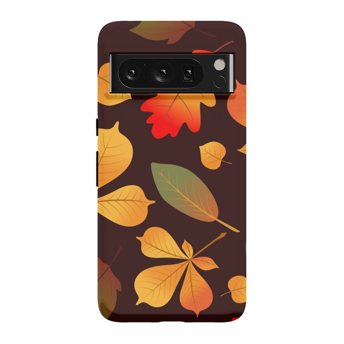 Pixel 8 Pro StrongFit Autumn Leaf Pattern Design by ArtsCase