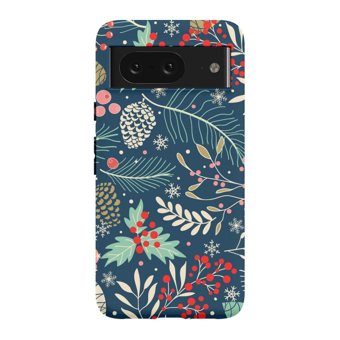 Pixel 8 StrongFit Christmas Floral Design III by ArtsCase
