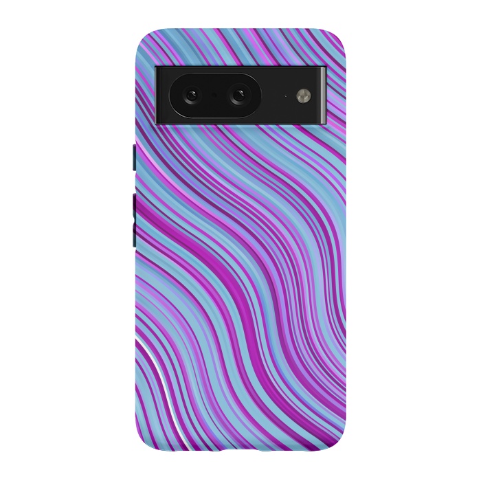 Pixel 8 StrongFit Liquid Marble Blue Purple and Blue by ArtsCase
