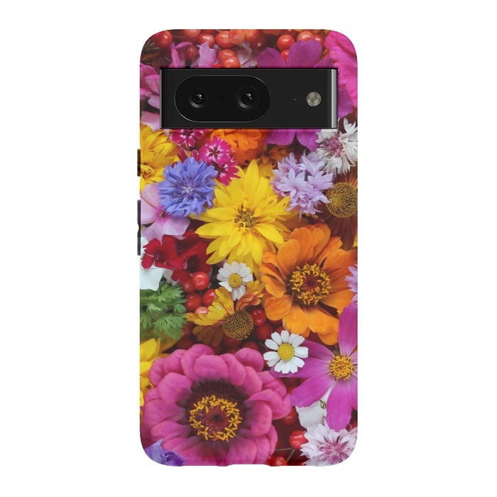 Pixel 8 StrongFit Flowers in Different Shapes and Colors V  by ArtsCase