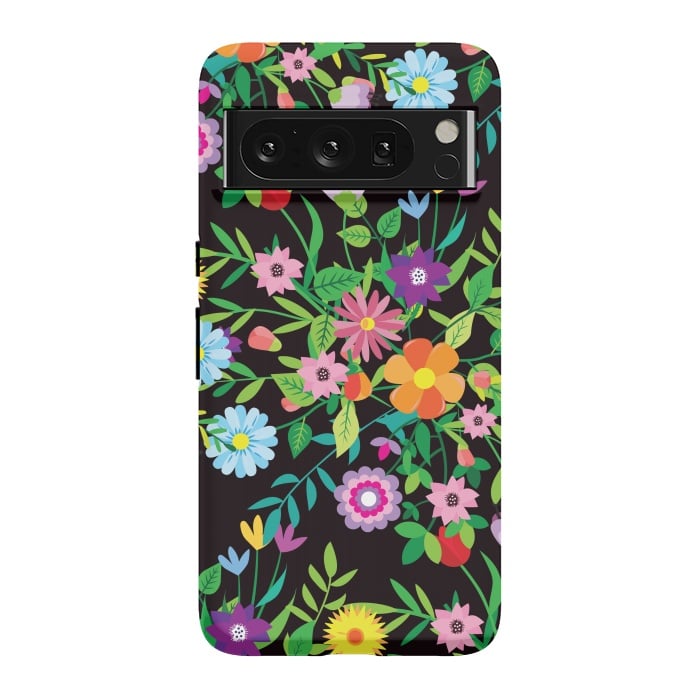 Pixel 8 Pro StrongFit Pattern Doodle Spring by ArtsCase