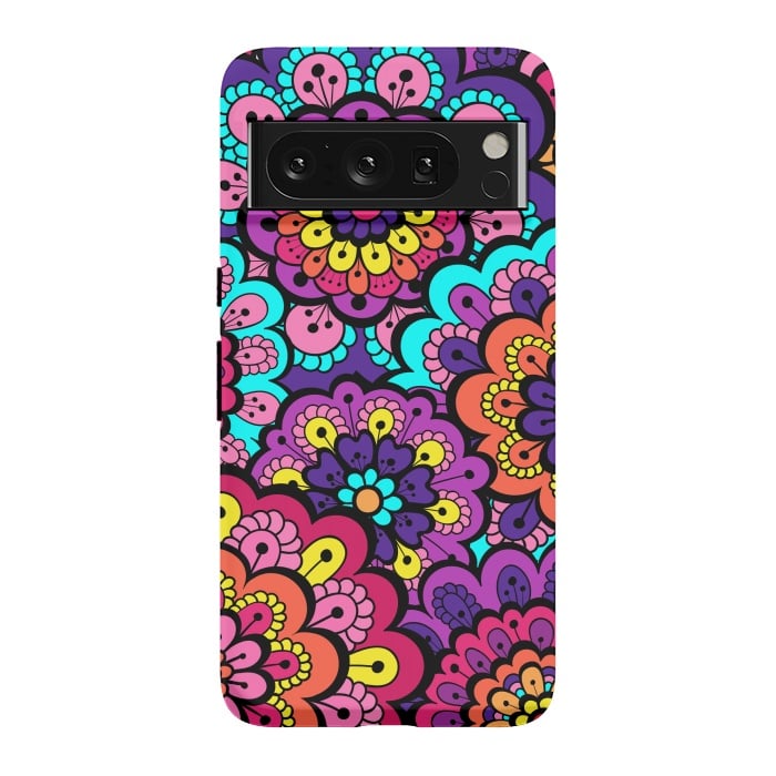 Pixel 8 Pro StrongFit Patterns Doodle Spring XII by ArtsCase
