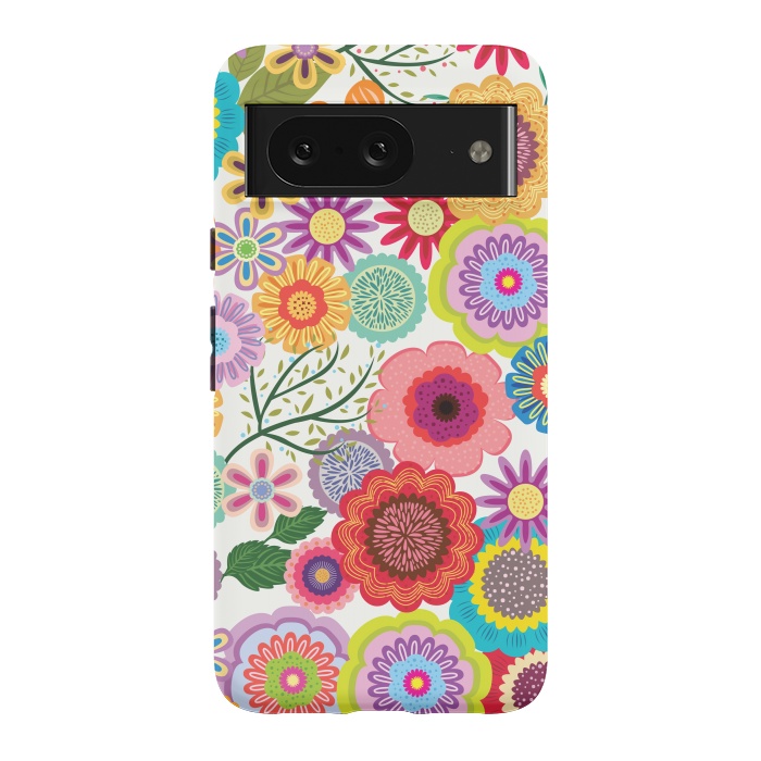 Pixel 8 StrongFit Seamless Pattern with Flowers XI by ArtsCase