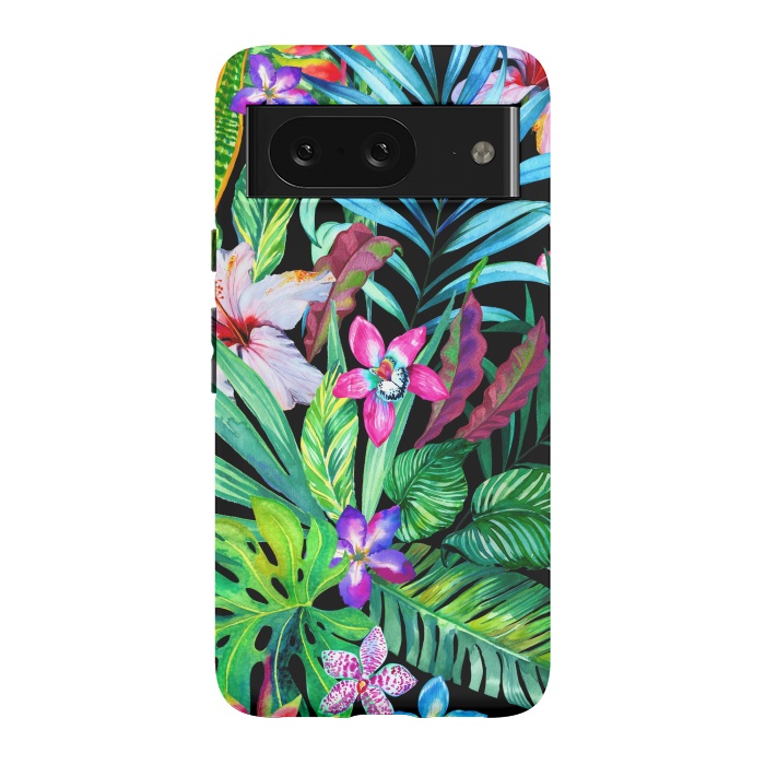 Pixel 8 StrongFit Tropical Exotic Pattern by ArtsCase