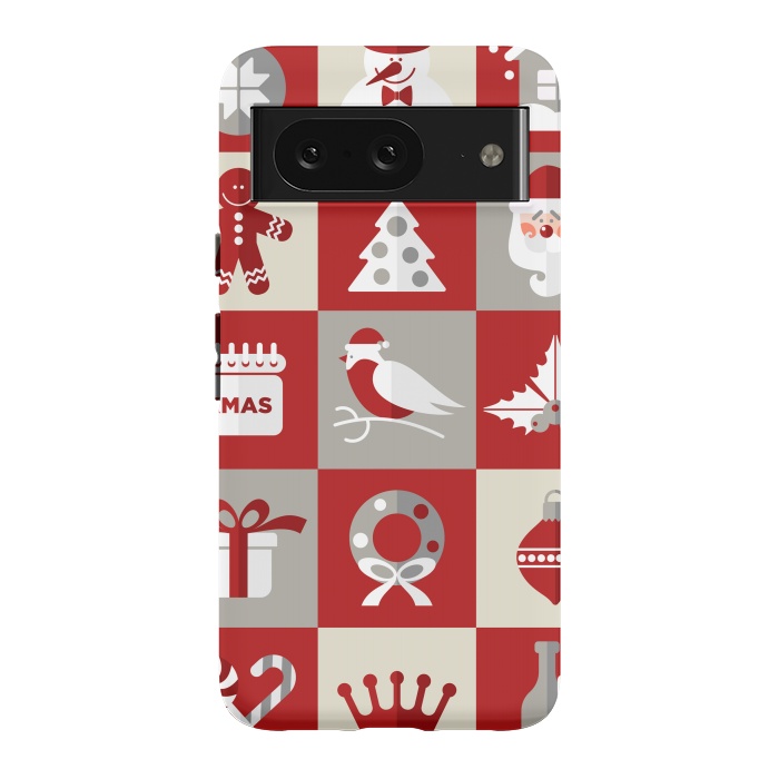 Pixel 8 StrongFit Christmas Design Icons by ArtsCase