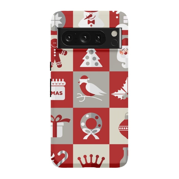 Pixel 8 Pro StrongFit Christmas Design Icons by ArtsCase