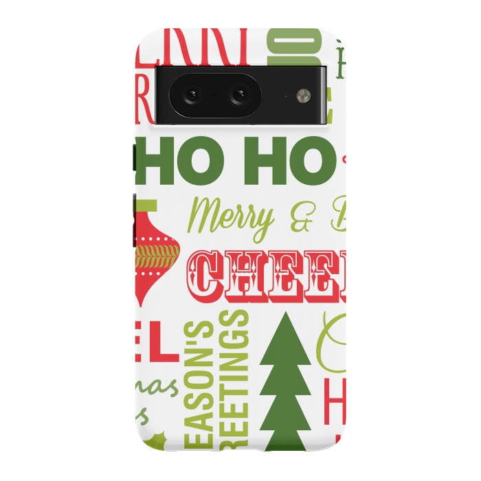 Pixel 8 StrongFit Christmas Greeting Pattern by ArtsCase